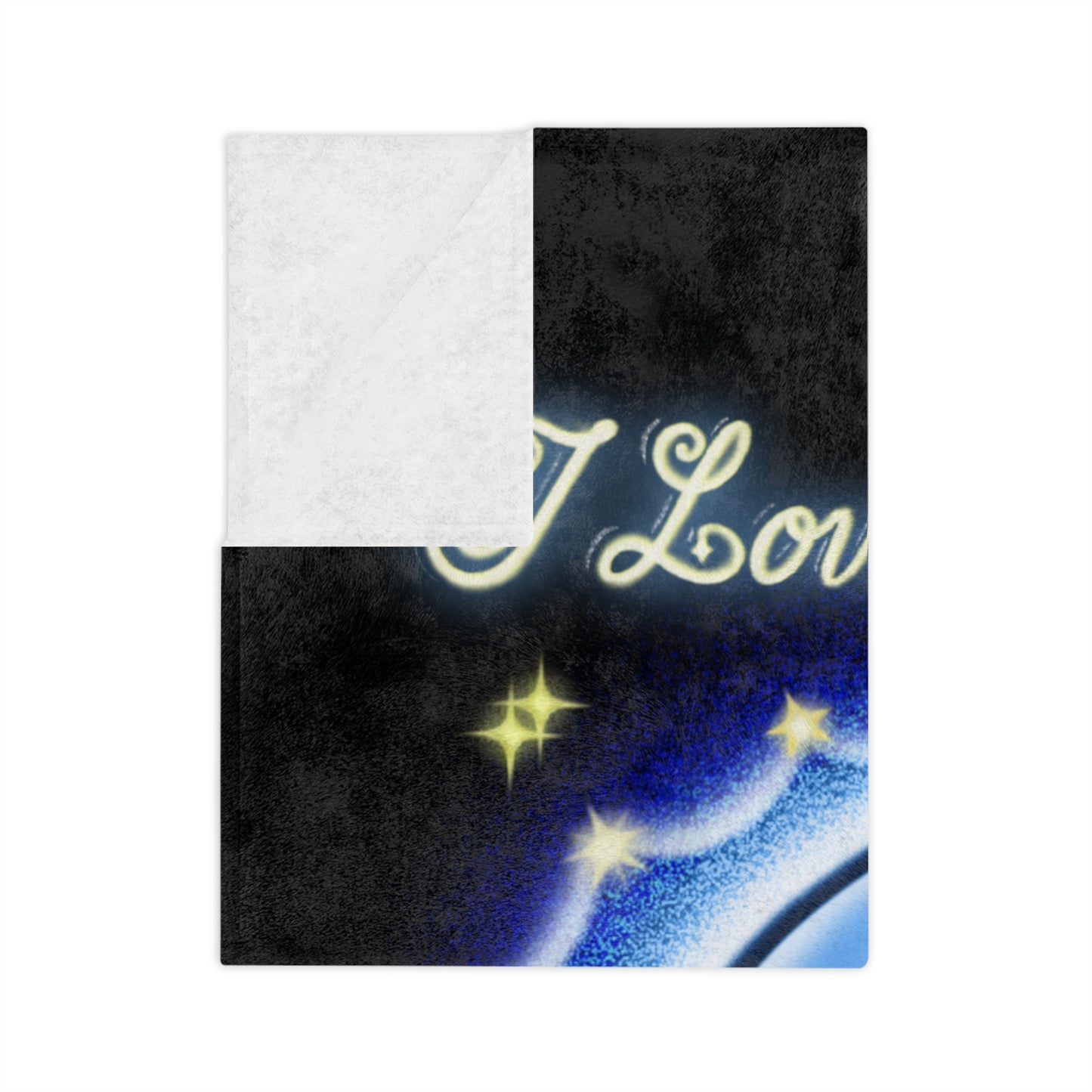 “I Love You To the Moon & Back” Throw Blanket