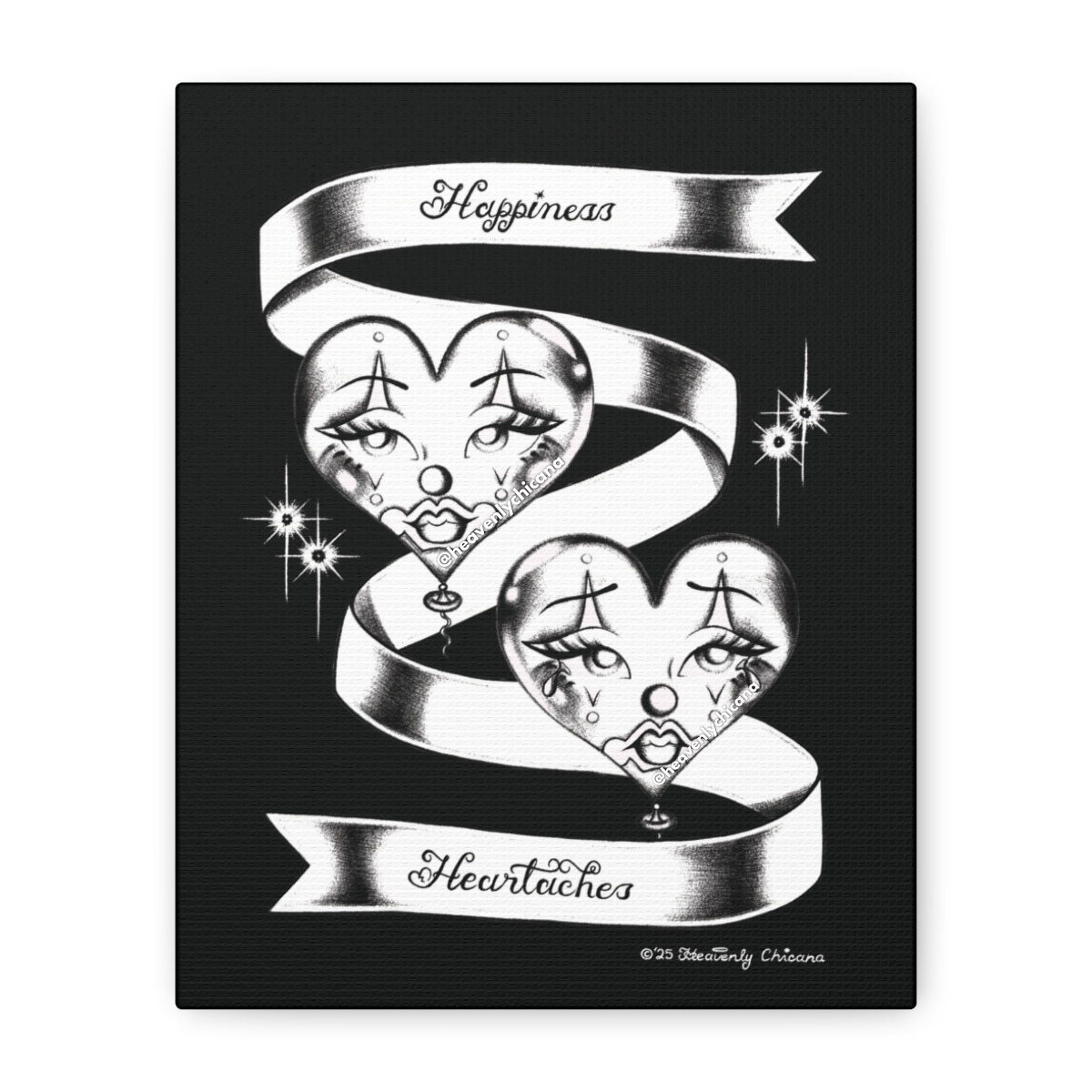 "Happiness & Heartaches" Canvas Print