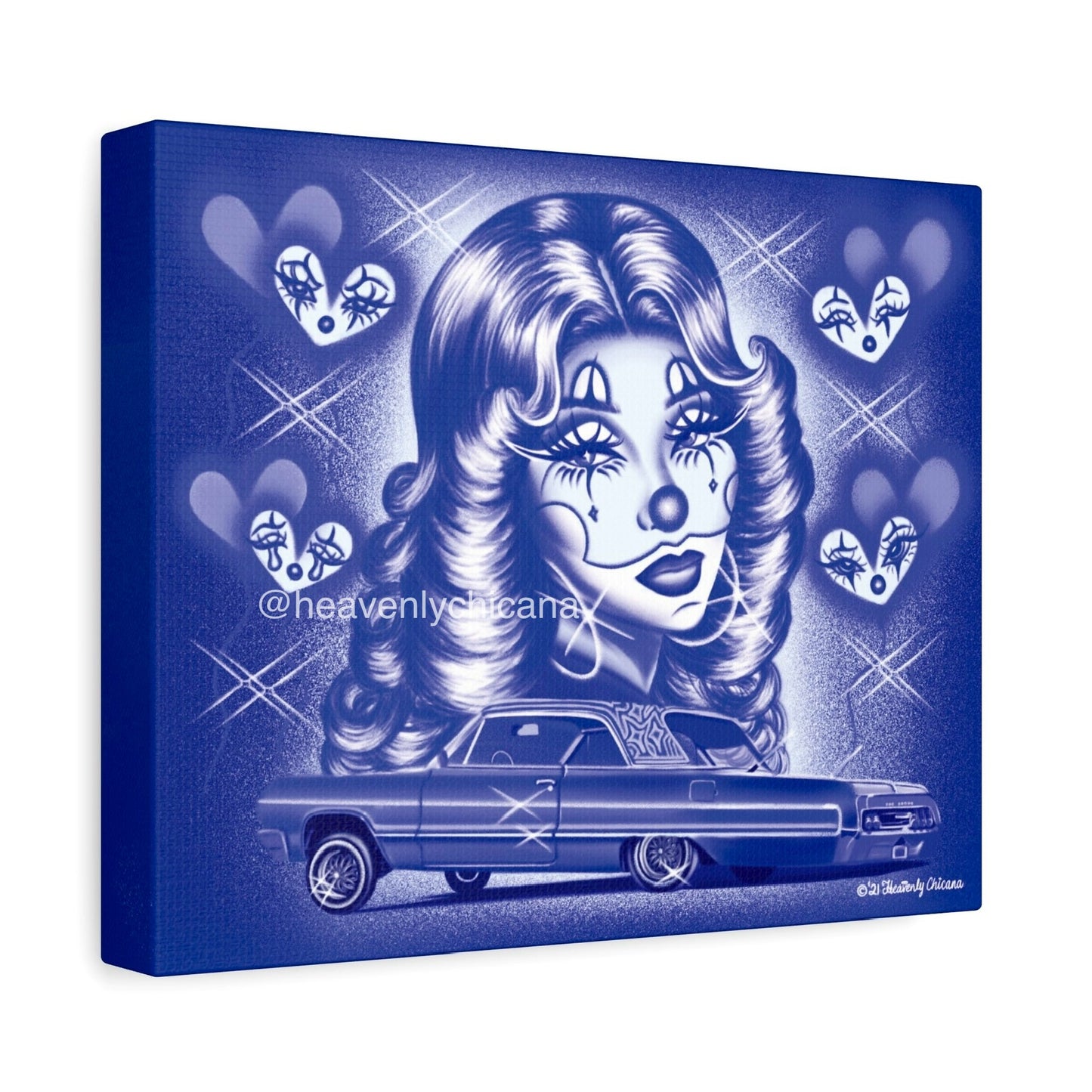 "Lovely Eyes" Canvas Print