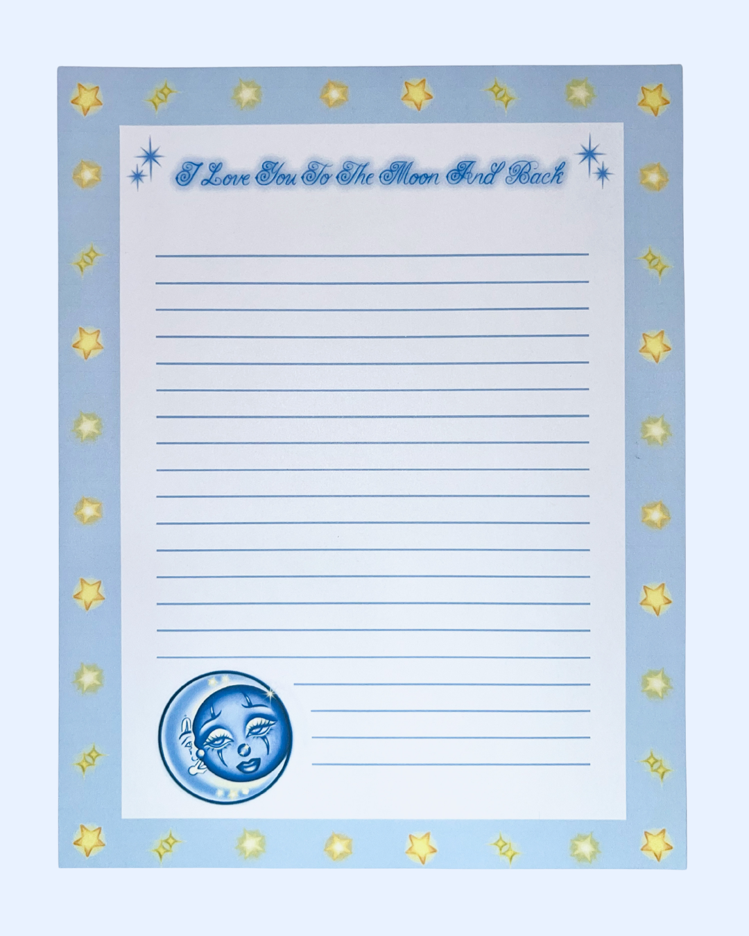 "I Love You To The Moon And Back" Anniversary Card