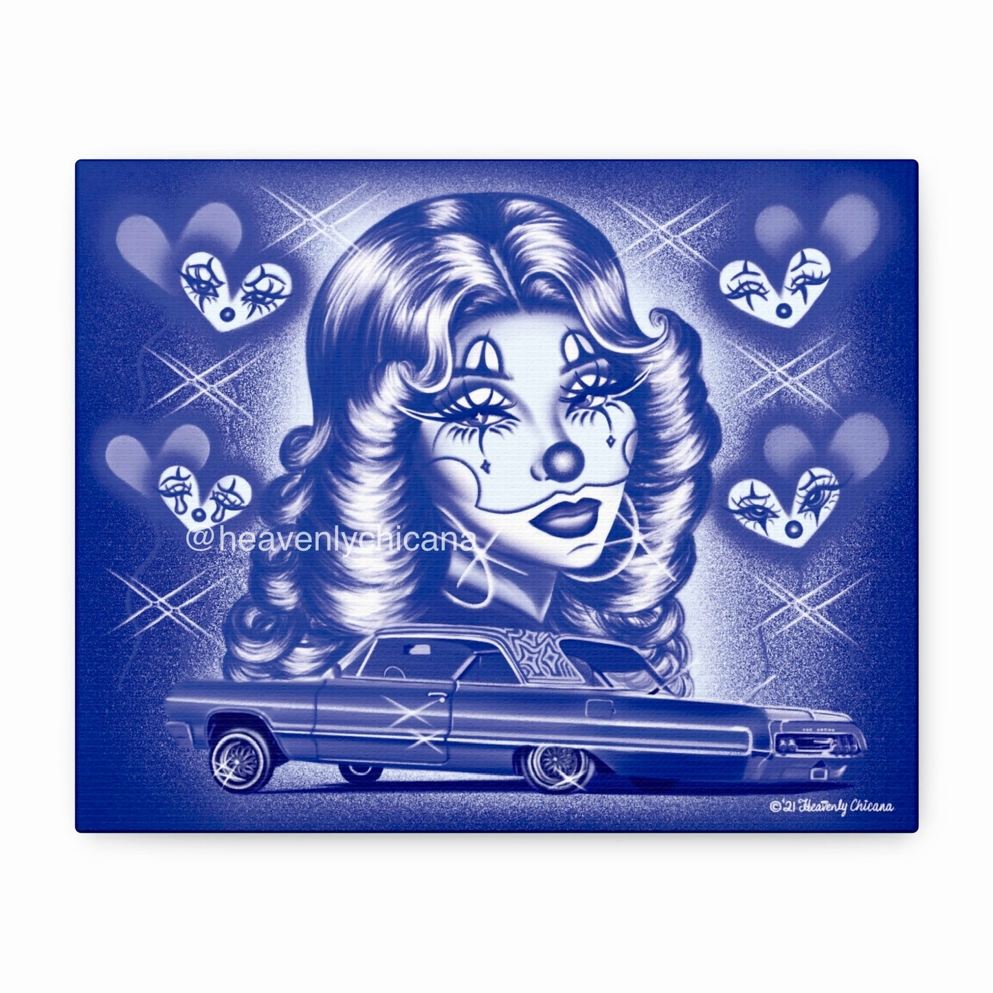 “Lovely Eyes” Canvas Print