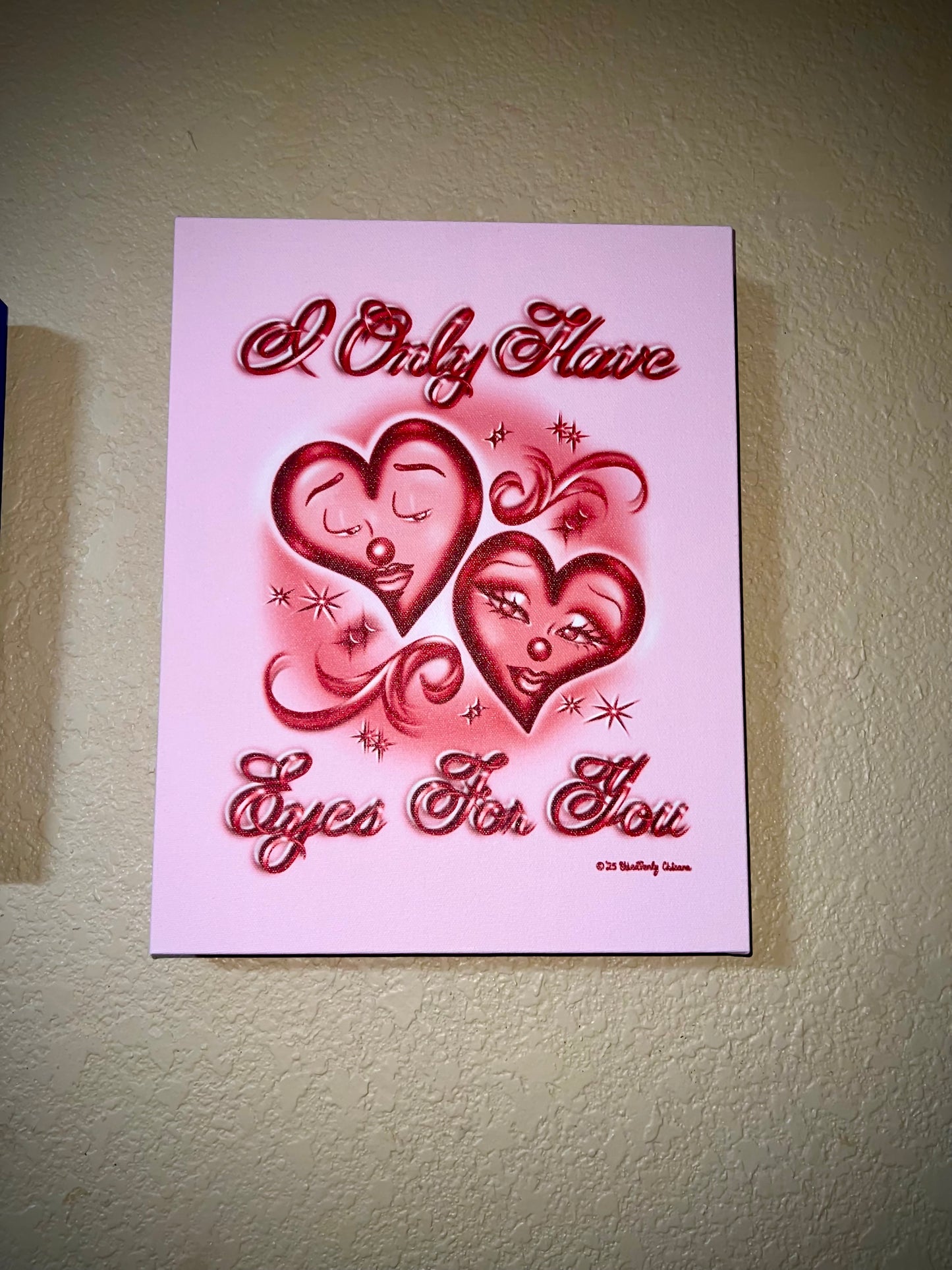 Canvas print “I only have eyes for you”