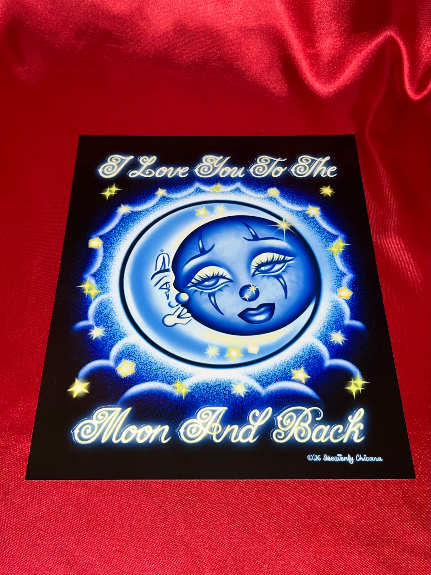 "I Love You To The Moon And Back" Print