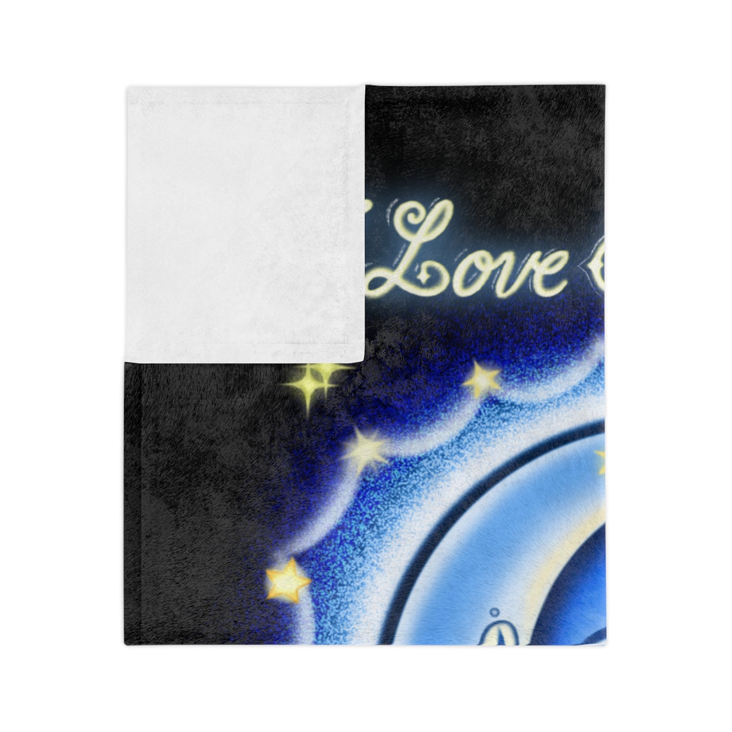 "I Love You To The Moon and Back" Throw Blanket