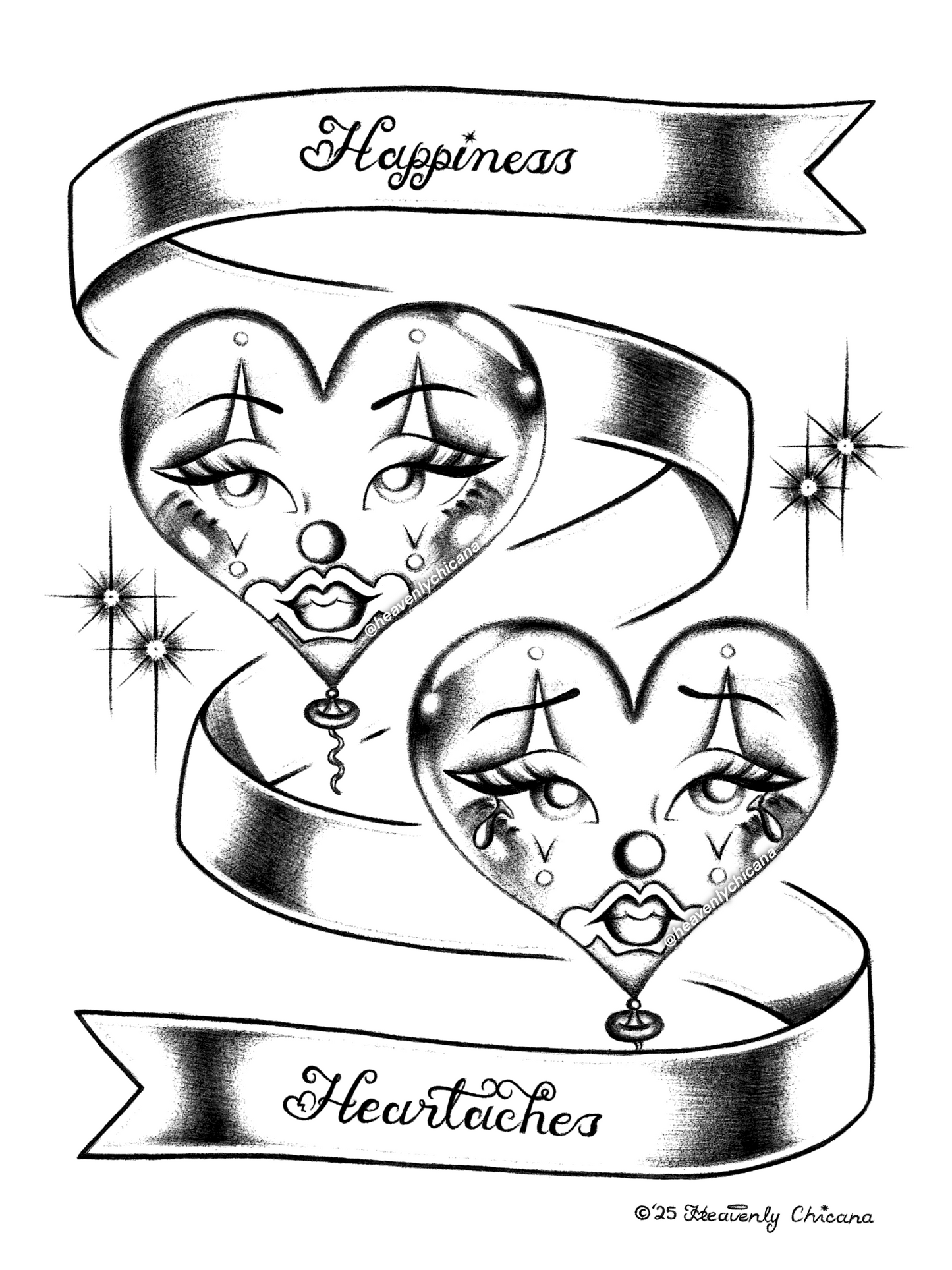 “Happiness & Heartaches” Print