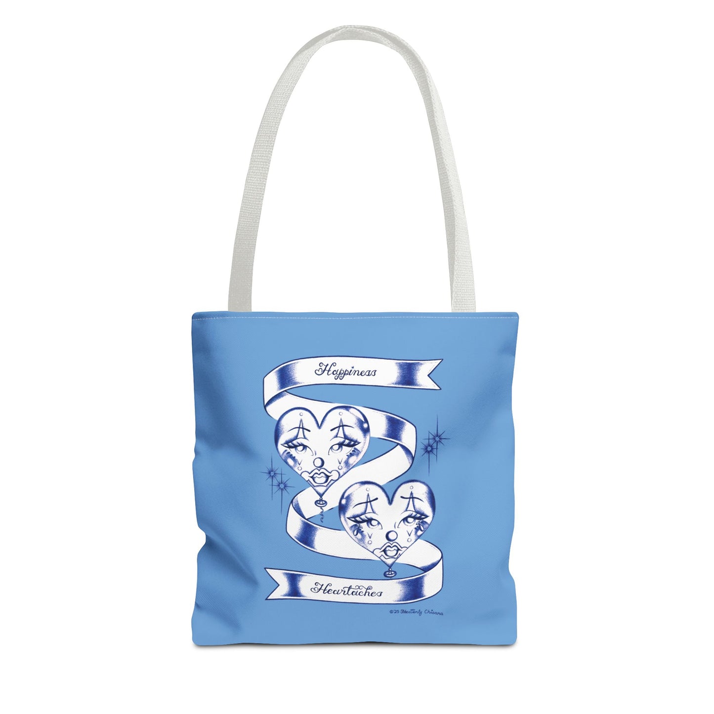 "Happiness & Heartaches" Tote Bag (BLUE)