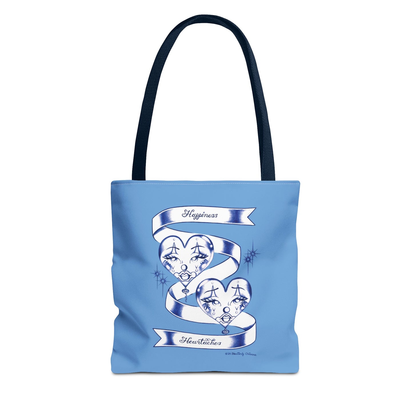 "Happiness & Heartaches" Tote Bag (BLUE)