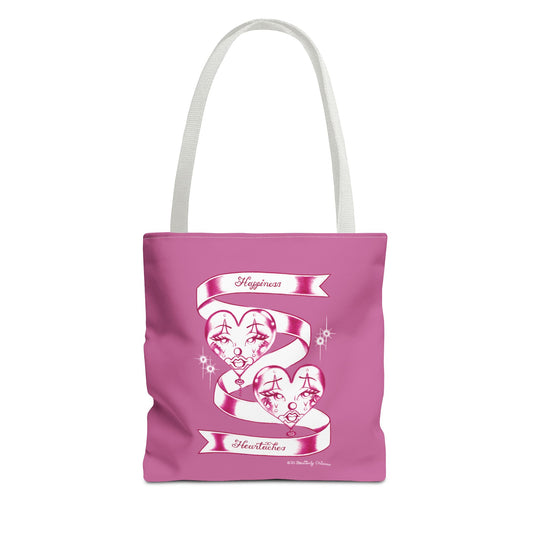 "Happiness & Heartaches" Tote Bag (PINK)