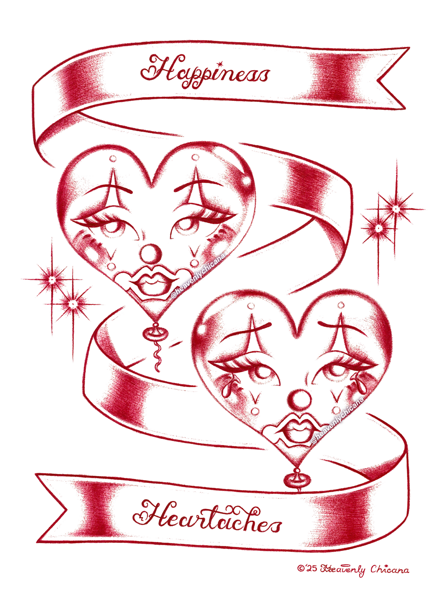 “Happiness & Heartaches” Print