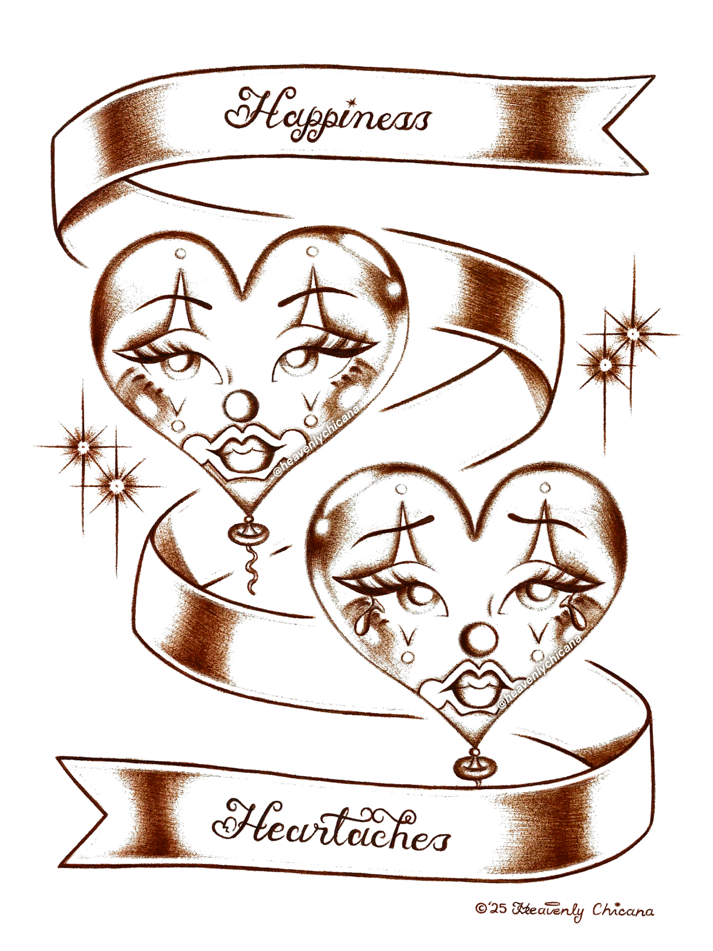 “Happiness & Heartaches” Print