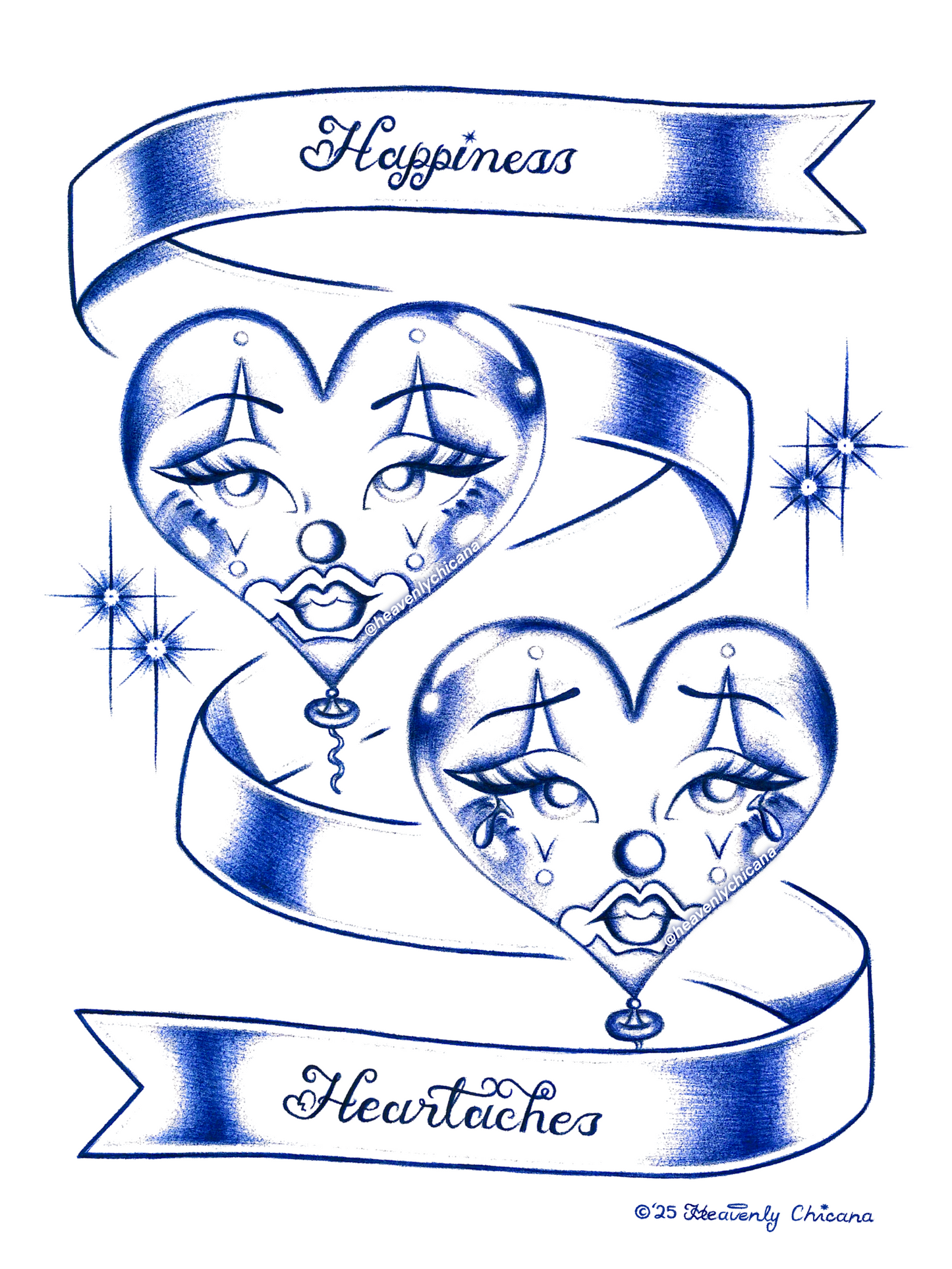 “Happiness & Heartaches” Print