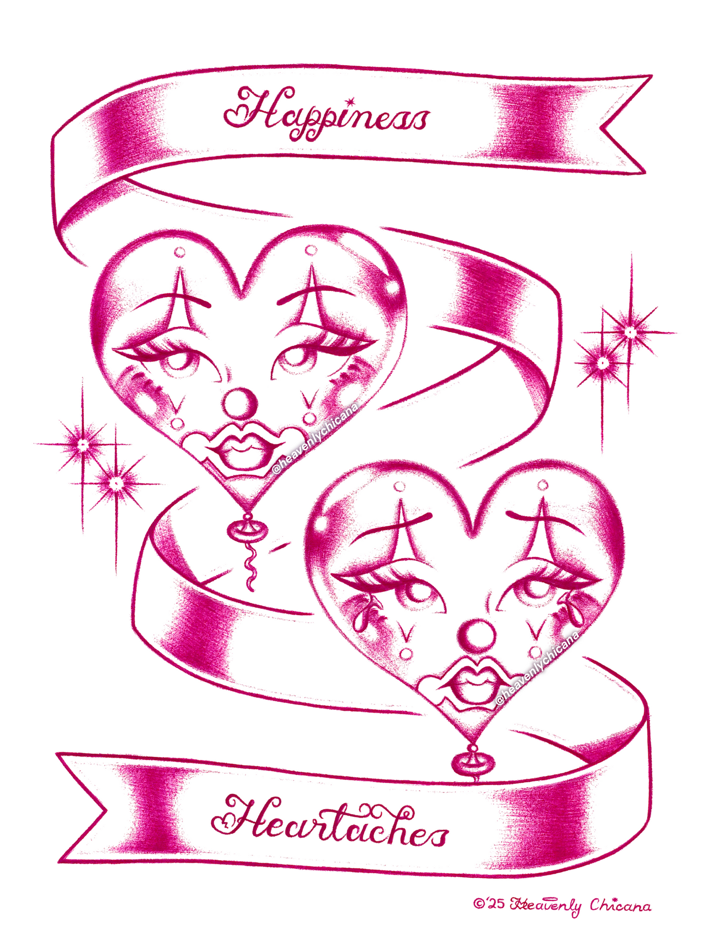 “Happiness & Heartaches” Print