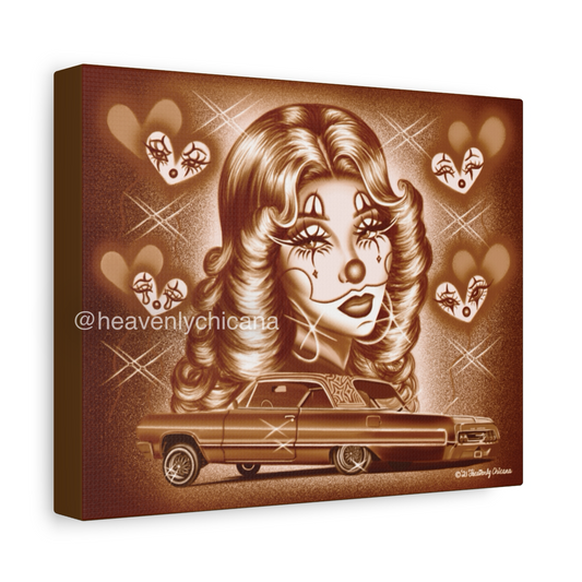 "Lovely Eyes" Canvas Print (Brown)