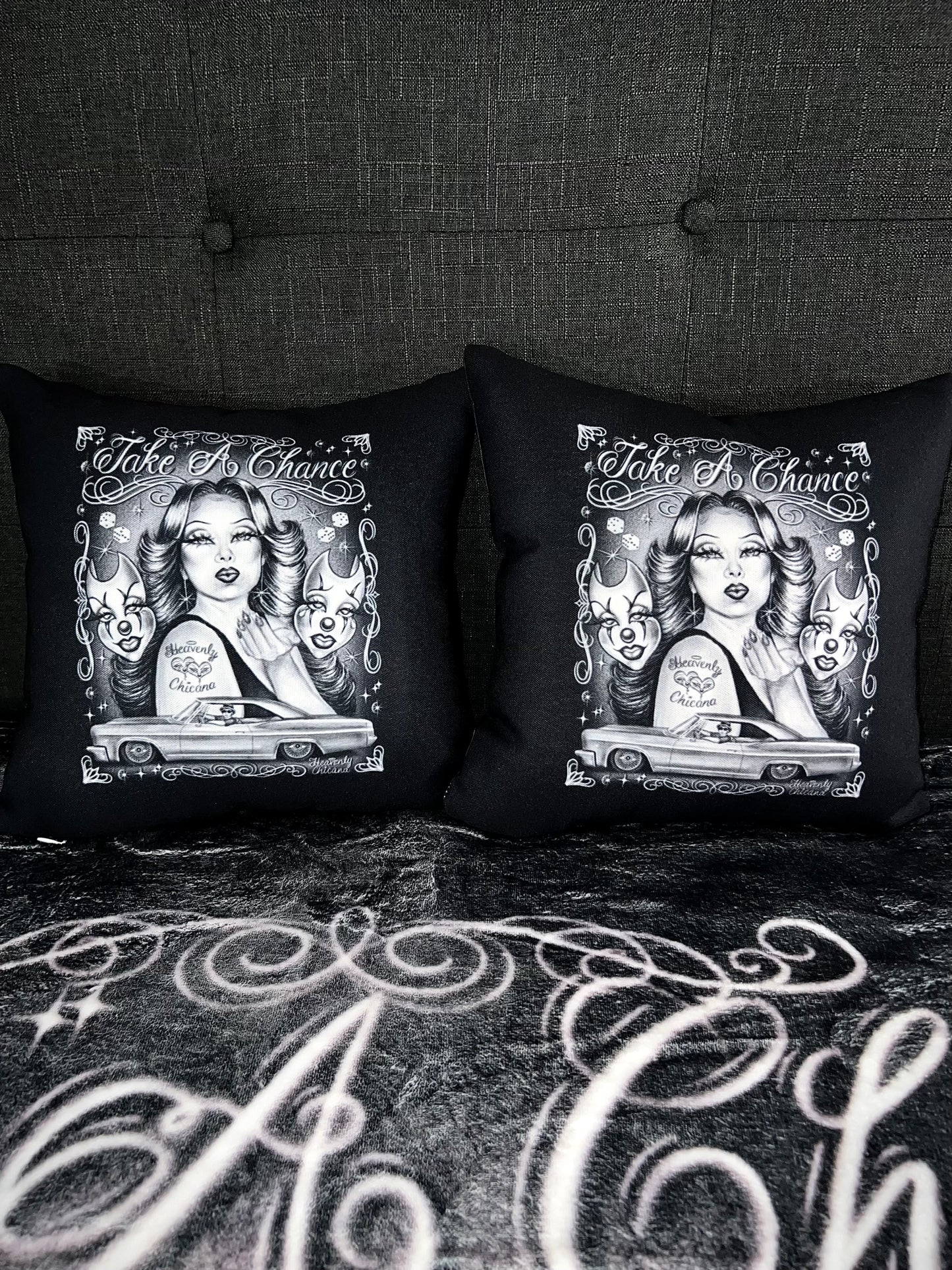 "Take A Chance" Throw Pillow