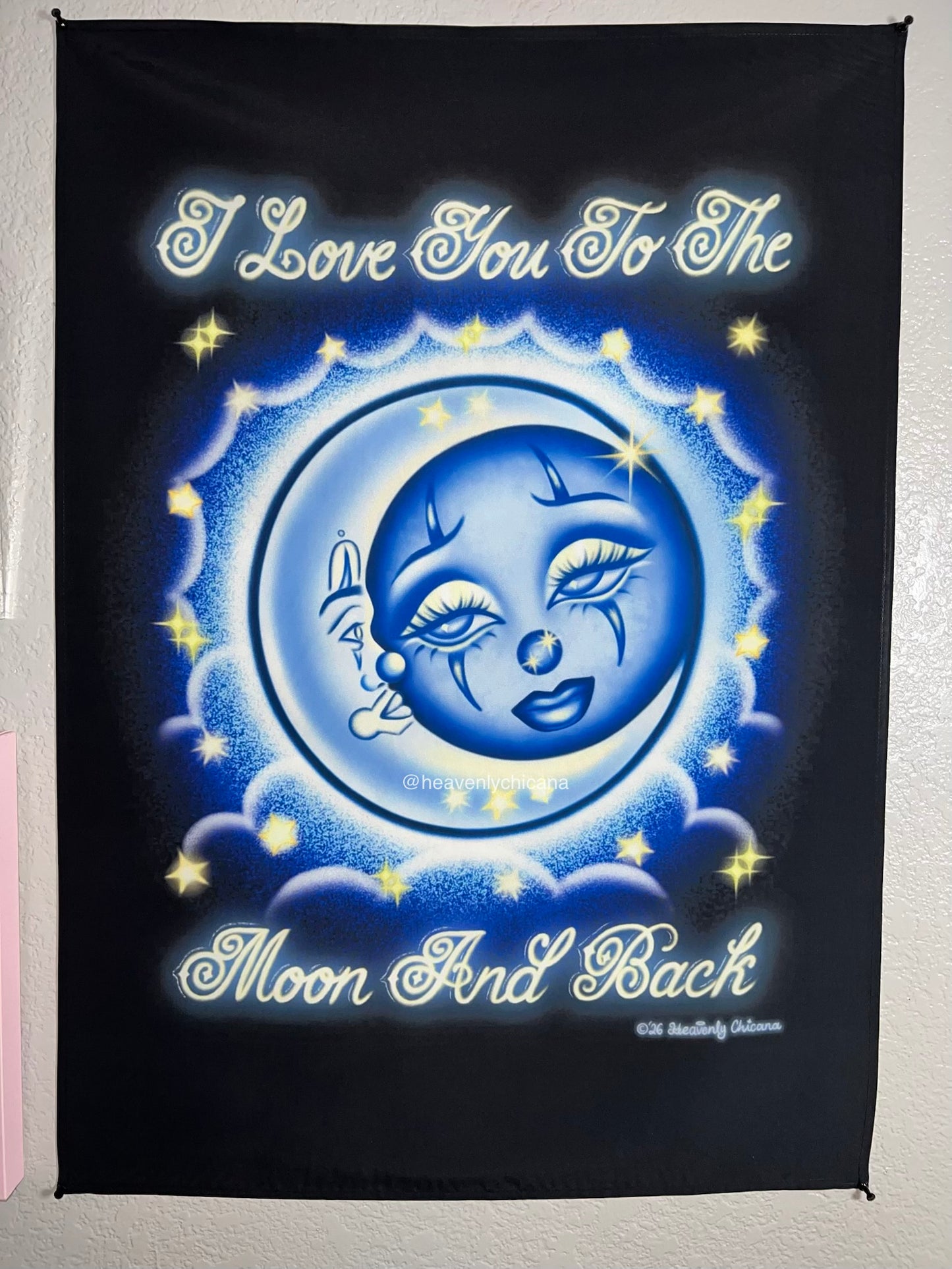 “I Love You To The Moon & Back” Tapestry