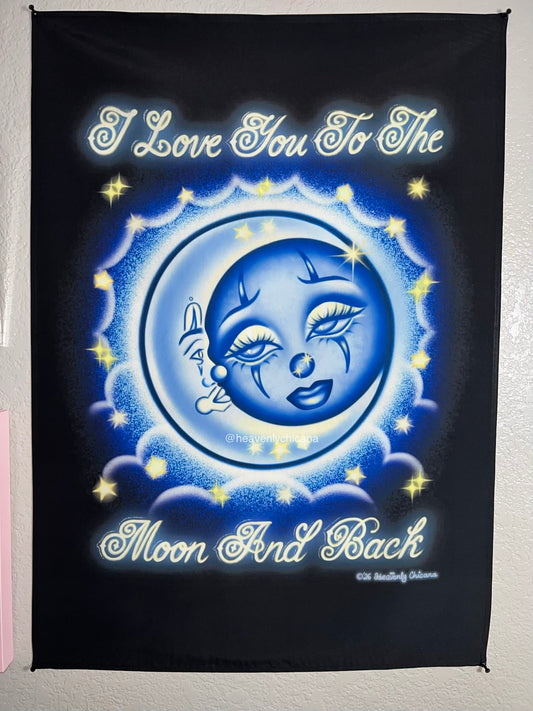 “I Love You To The Moon & Back” Tapestry