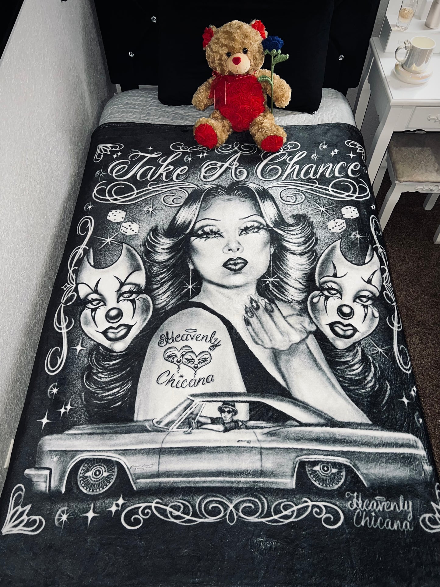 “Take A Chance” Throw Blanket