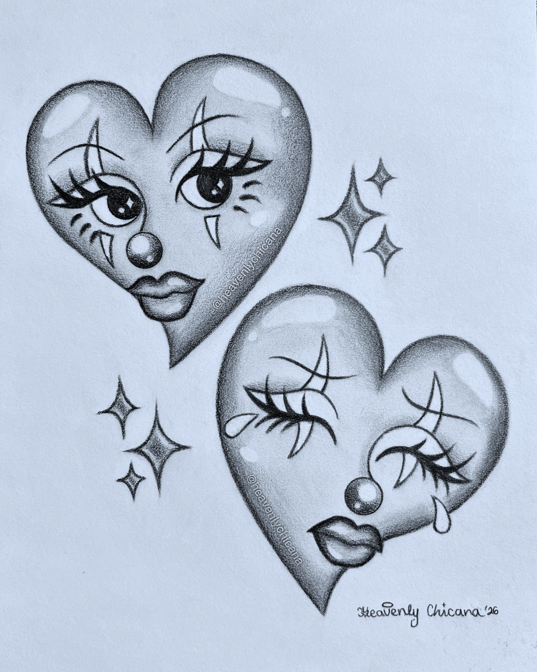 "Love Now Cry Later" Original Art