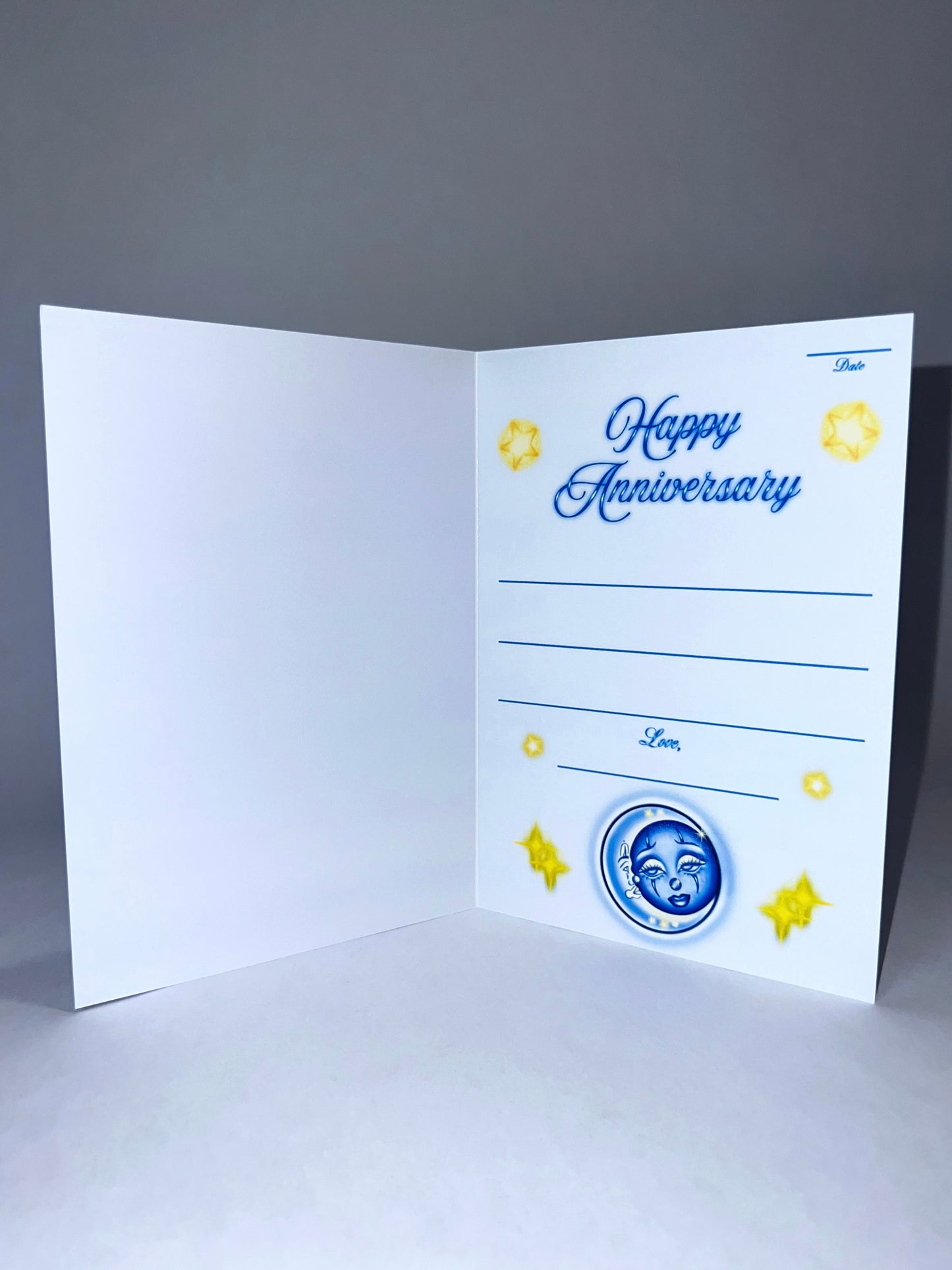 "I Love You To The Moon And Back" Anniversary Card