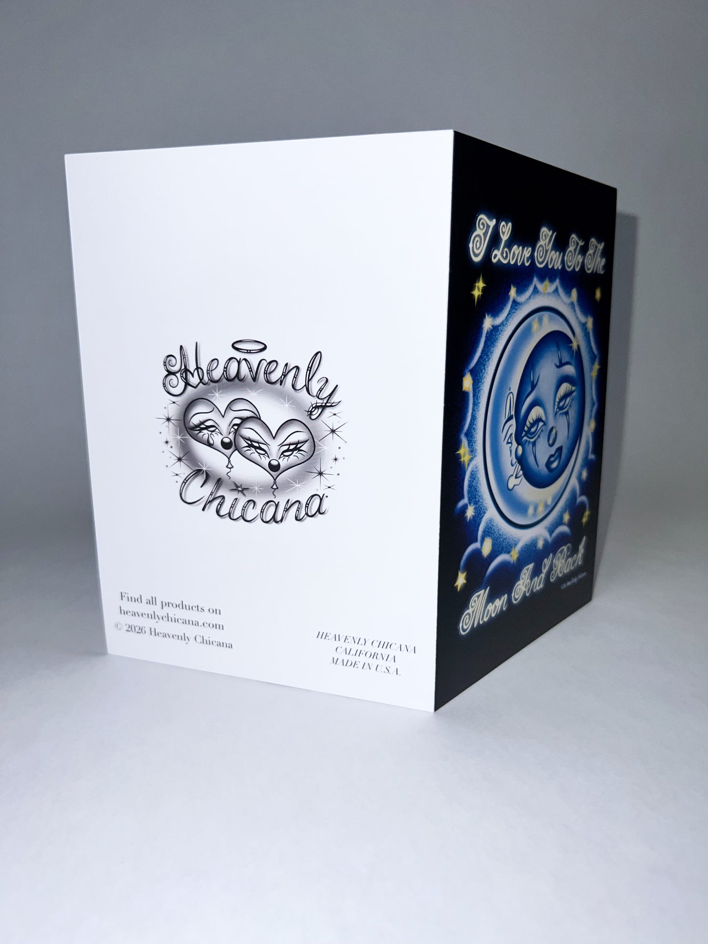 "I Love You To The Moon And Back" Anniversary Card